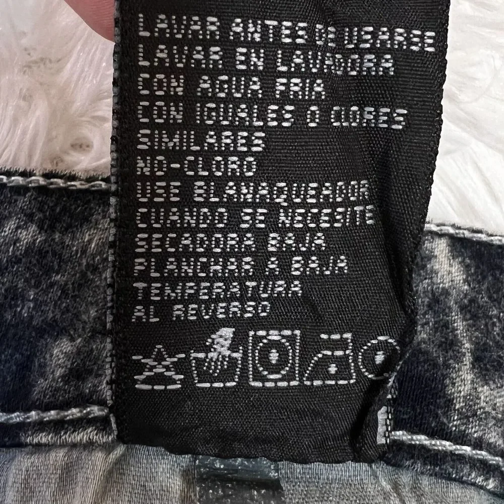 ADRIANA JEANS By LAMASINI Women's Jeans Ripped 5 Pockets Stretch Size 11